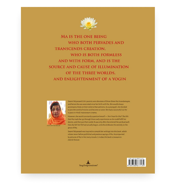 In Love With The Divine Mother - Shree Shree Ma Anandamayi - Back Cover