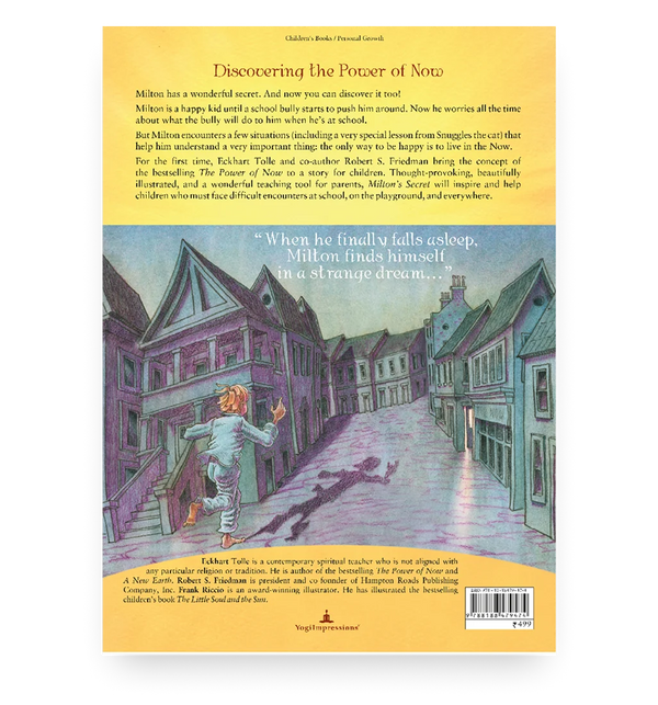 Milton’s Secret - Back Cover
