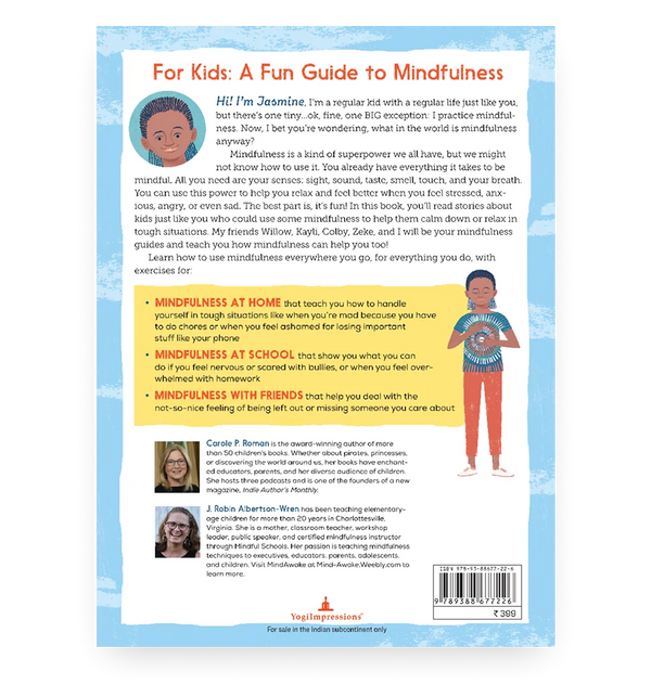 Mindfulness For Kids - Back Cover