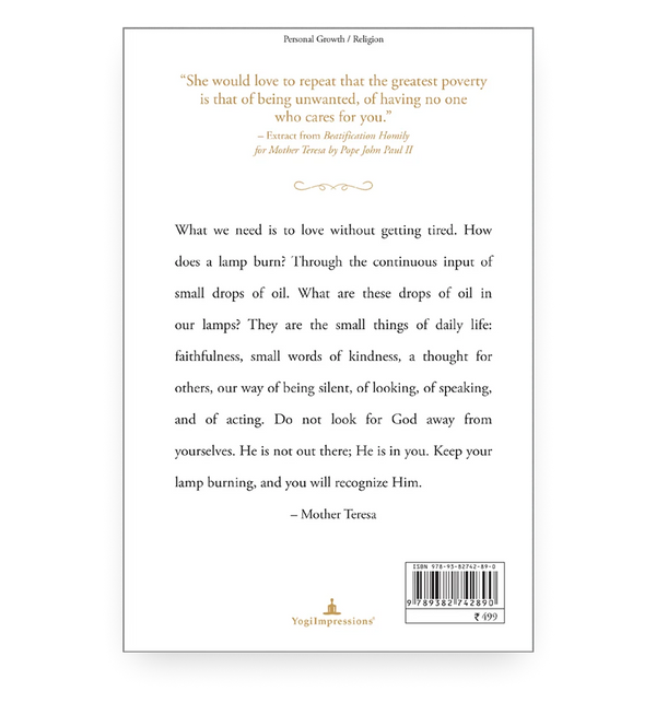 Mother Teresa | No Greater Love - Back Cover