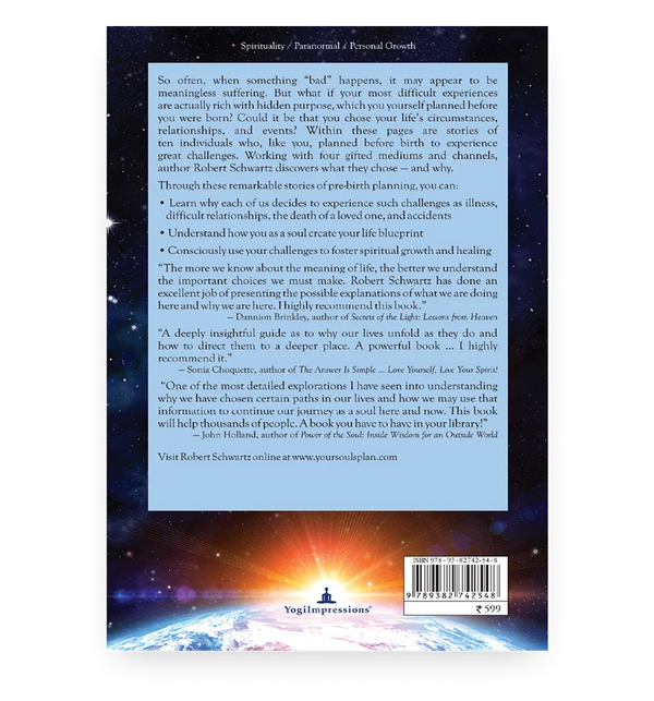 Your Soul’s Plan - Back Cover