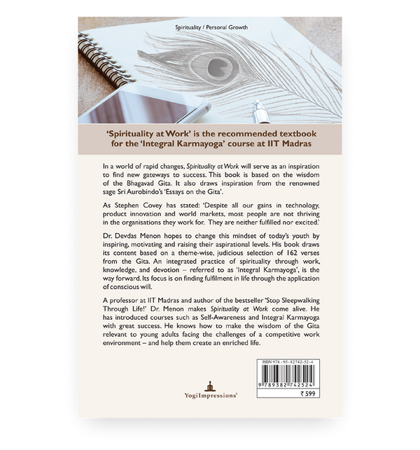 Spirituality At Work - Back Cover