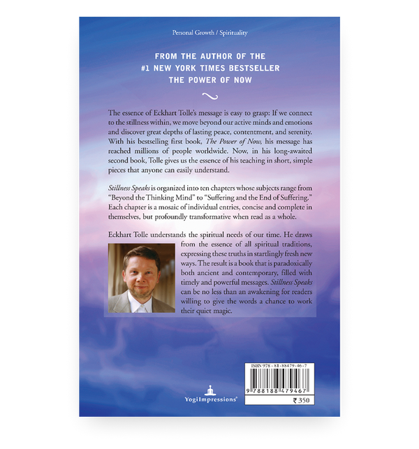 Stillness Speaks - Back Cover