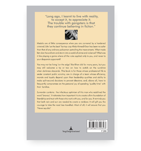 Surrender - Back Cover