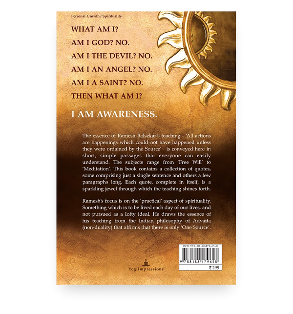 The One In The Mirror - Back Cover