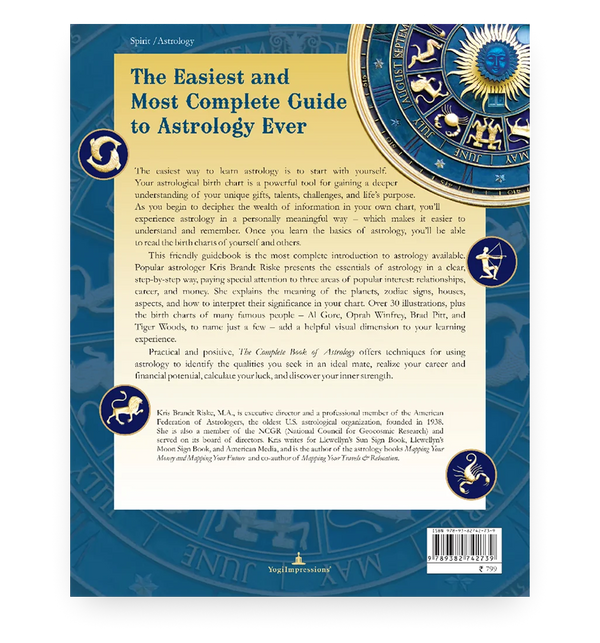 The Complete Book Of Astrology - Back Cover
