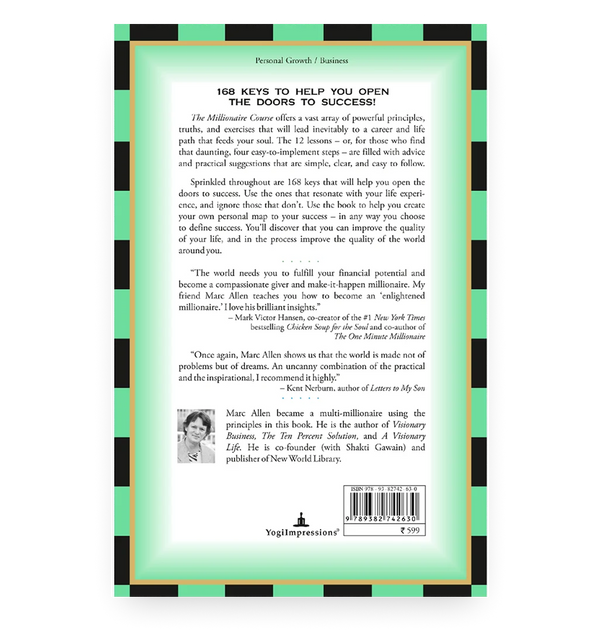 The Millionaire Course - Back Cover