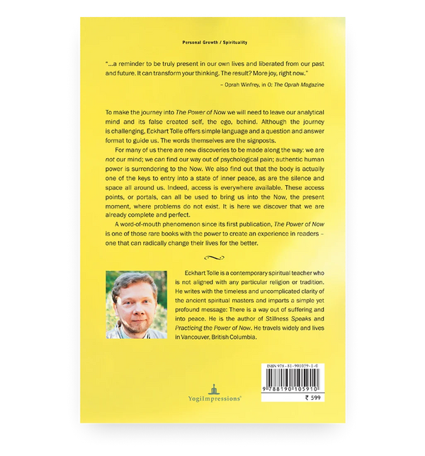 The Power Of Now - Back Cover