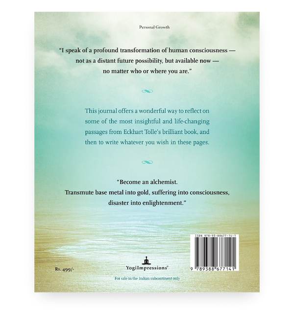 The Power Of Now Journal - Back Cover