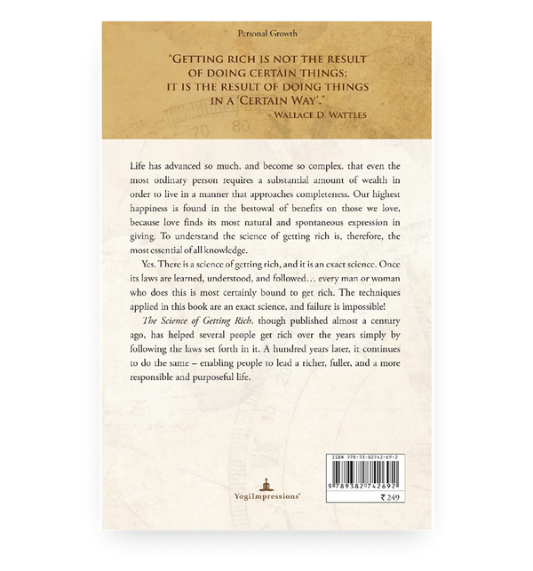 The Science Of Getting Rich - Back Cover