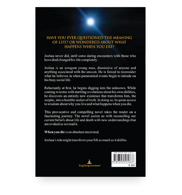 When You Die - Back Cover
