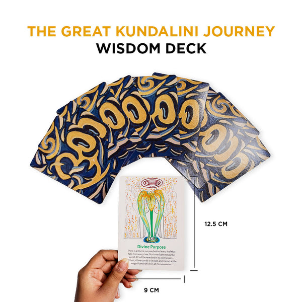 The Great Kundalini Journey Wisdom Deck - Back Cover
